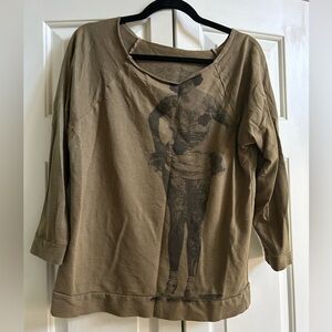 Seven deadly off shoulder sweatshirt